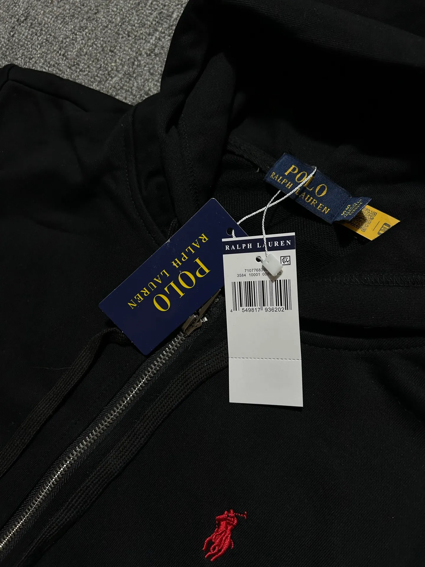 P250 Polo Ralph Lauren FW23 brand logo embroidered cardigan sweatshirt Size: S-XL